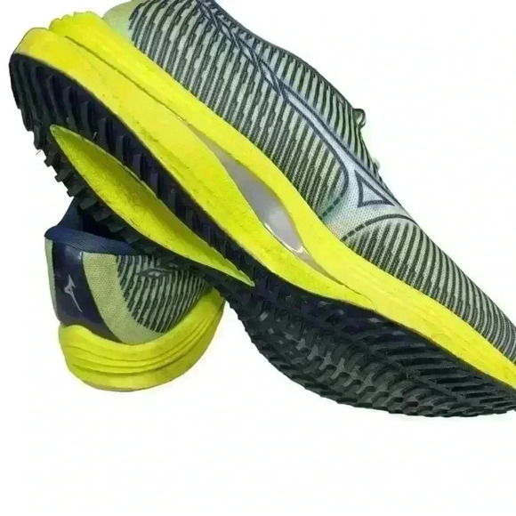Mizuno Women’s Wave Rebellion Neo Lime Wave Rider 25 Running Shoe Size 8 - Picture 7 of 9